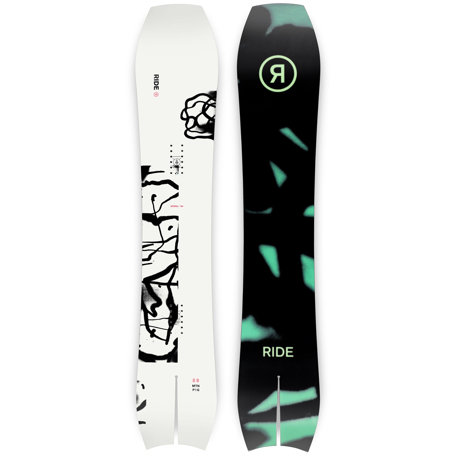 Ride MTNPIG board スノーボード Ride MTNpig Snowboard 2024 – evo