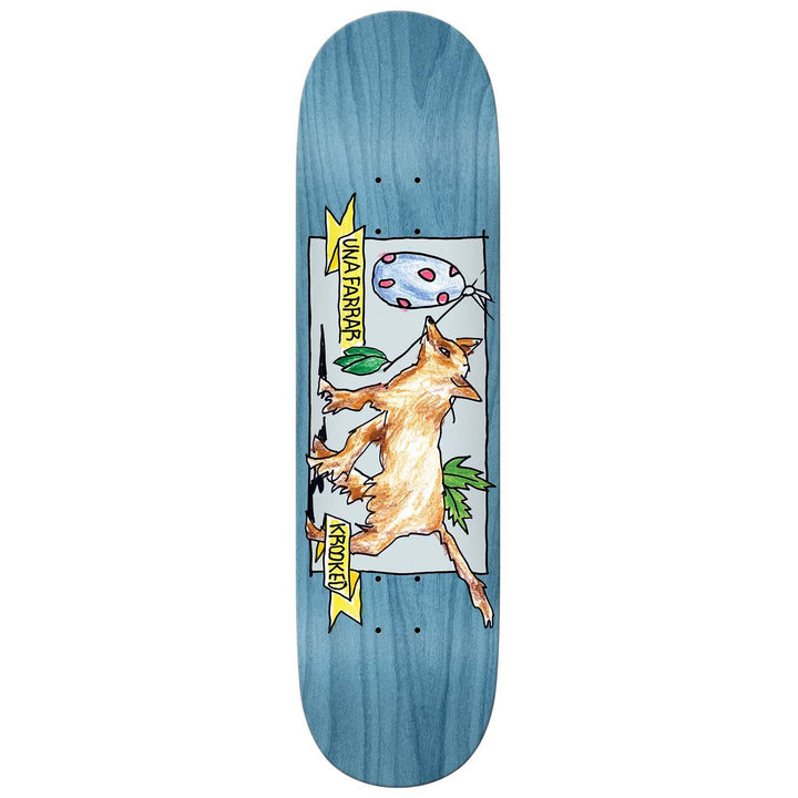 Krooked Una Farrar Debut Pro Model 8.28 Skateboard Deck