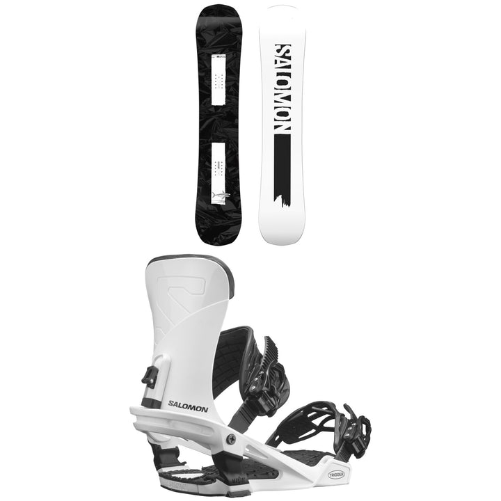 Salomon Craft Snowboard + Trigger Snowboard Bindings 2024
