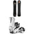 Salomon Super 8 Pro Snowboard + District Snowboard Bindings 2024
