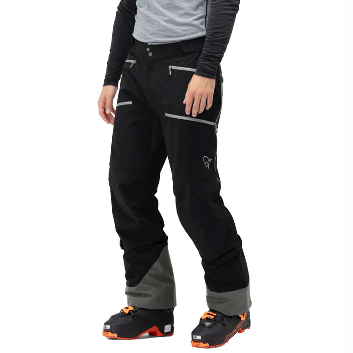Norrona Lyngen Flex1 Pants - Men's Caviar/Castor Grey