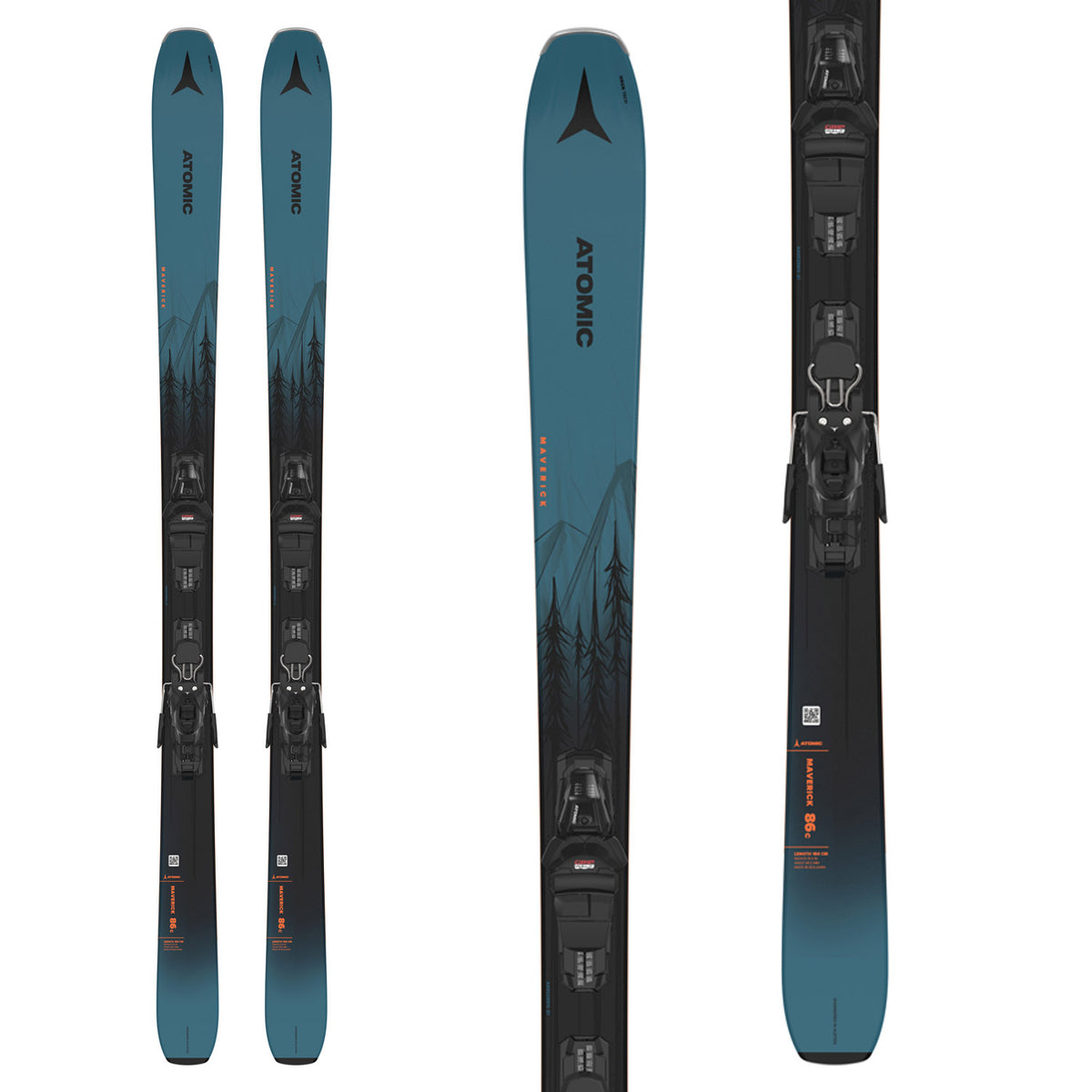 Atomic Maverick 86 C Skis + M10 GW Bindings 2024