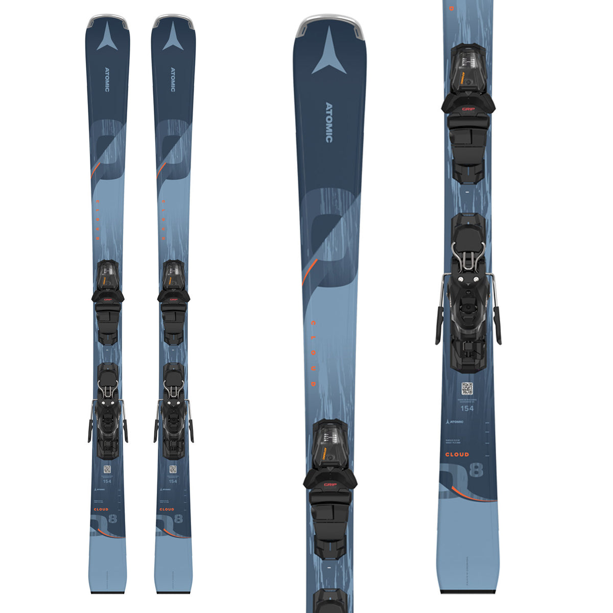 Atomic Cloud Q8 Skis + M10 GW Bindings - Women's 2024