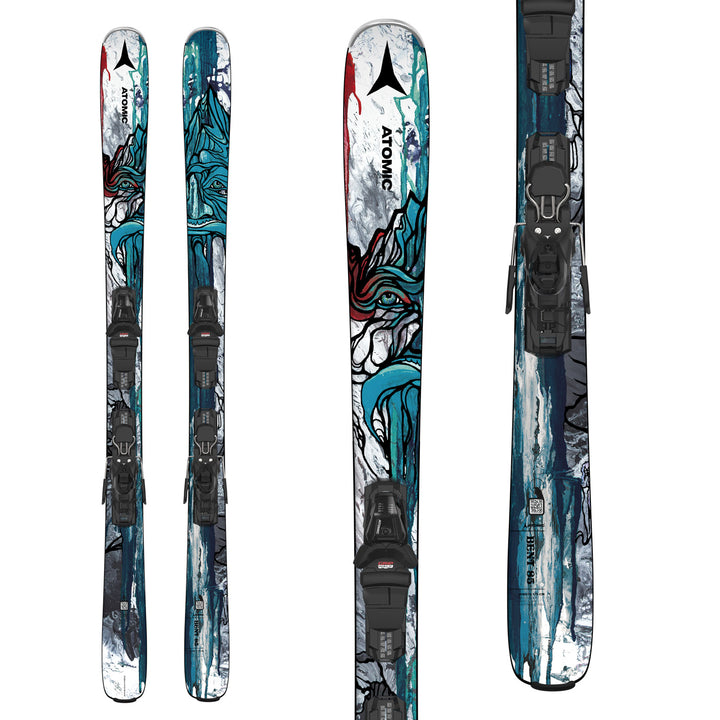 Atomic Bent 85 Skis + M10 GW Bindings 2024