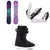 Rossignol Meraki Snowboard + Rossignol Myth Snowboard Bindings + Ride Sage Snowboard Boots - Women's 2023