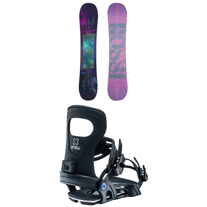 Rossignol Meraki Snowboard + Bent Metal Metta Snowboard Bindings - Women's 2023