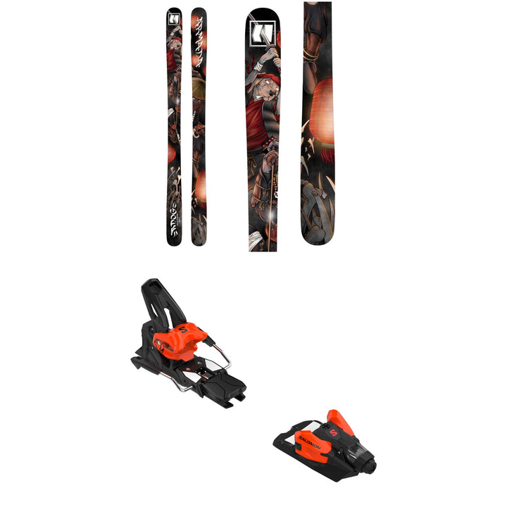 Armada BDog Skis + Salomon Strive 14 MN Ski Bindings
