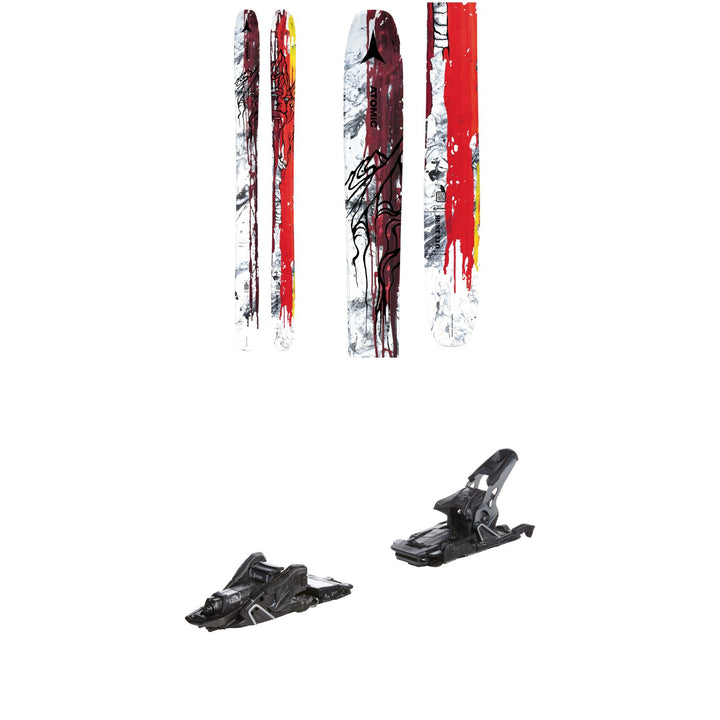 Atomic Bent 110 Skis + Salomon S/Lab Shift MNC 13 Alpine Touring Ski Bindings 2024