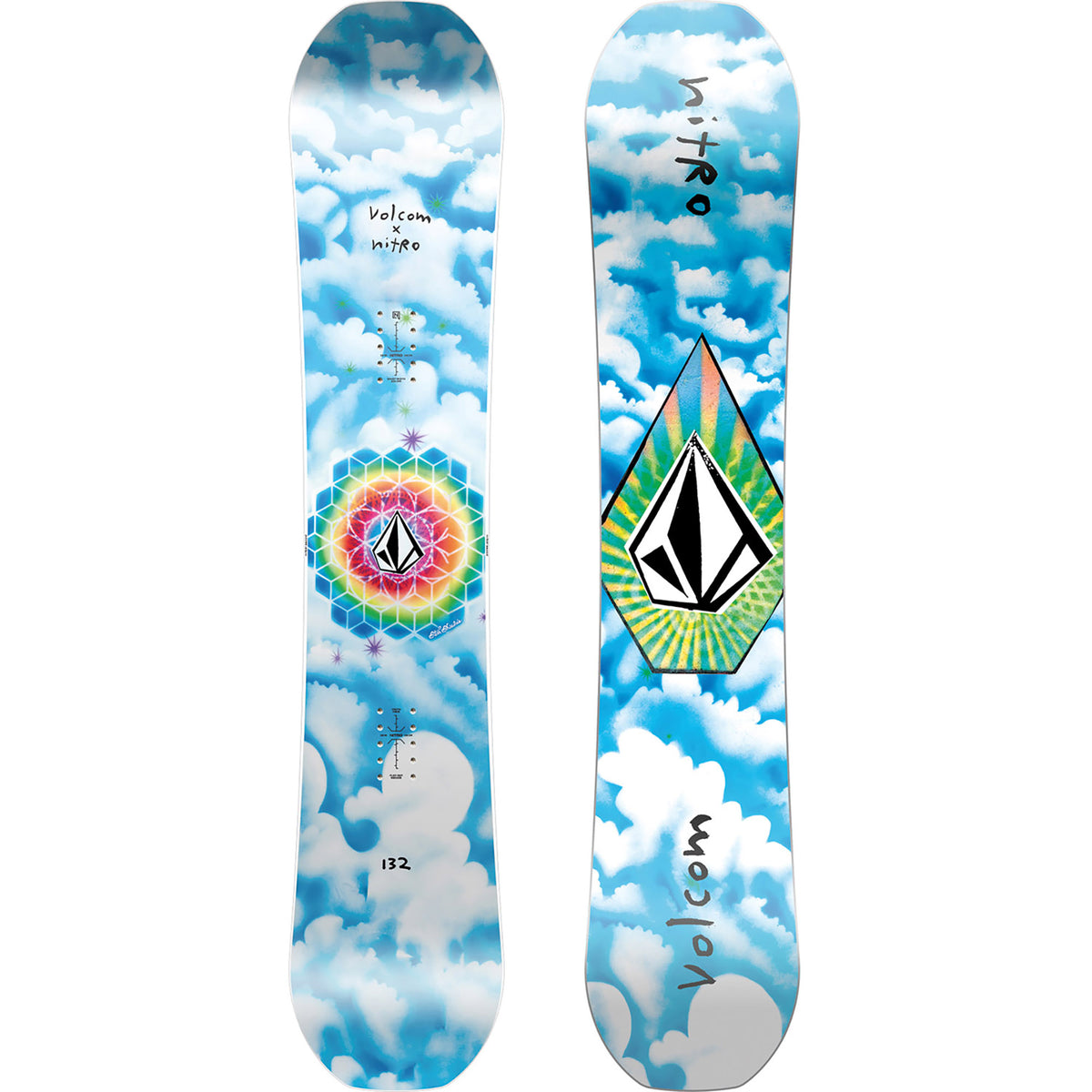 Nitro Ripper X Volcom Snowboard - Kids' 2024