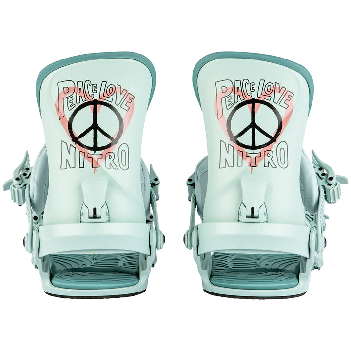 Nitro Cosmic Snowboard Bindings - Women's 2024 Peace Love Nitro