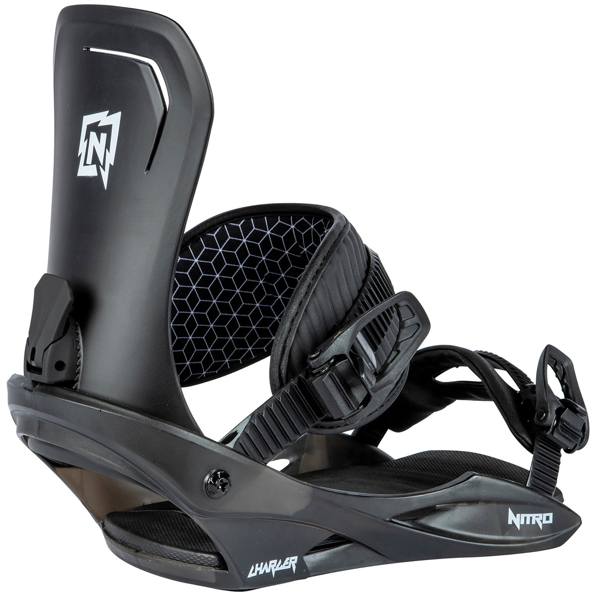 Nitro Charger Snowboard Bindings - Kids' 2025 Black