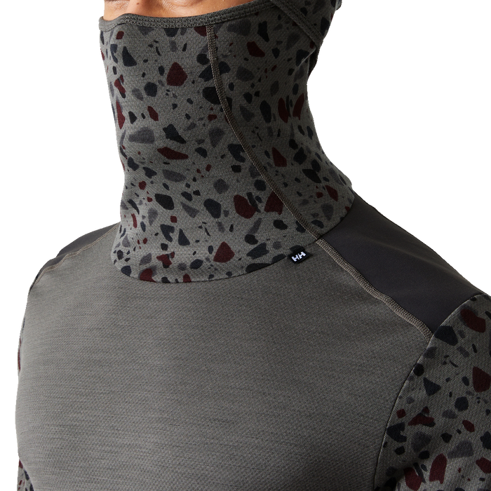Helly Hansen Lifa Merino BLC Hoodie - Men's Concrete Granite