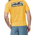 Patagonia Cap Cool Daily Graphic-Waters T-Shirt - Men's Boardshort Logo: Surfboard Yellow X-Dye