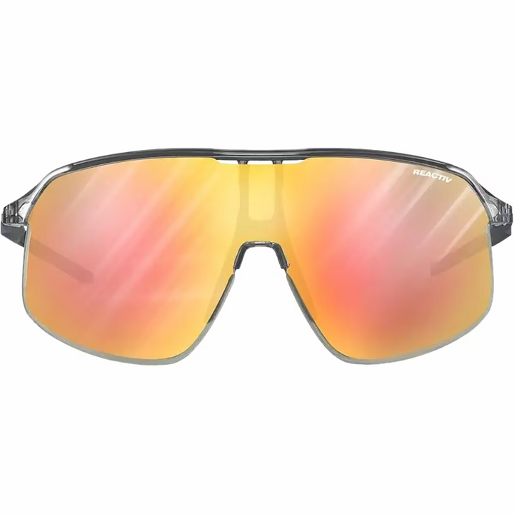 Julbo Density Sunglasses Translucent Gray/Blue REACTIV 1-3 Light Amlpifier
