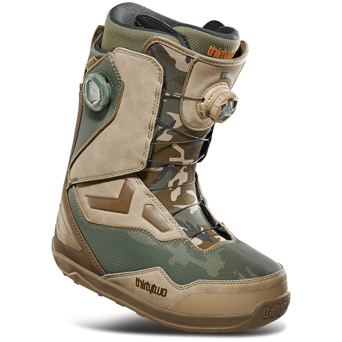 thirtytwo TM-Two Double Boa Wide Merrill Snowboard Boots 2024 Tan/Brown