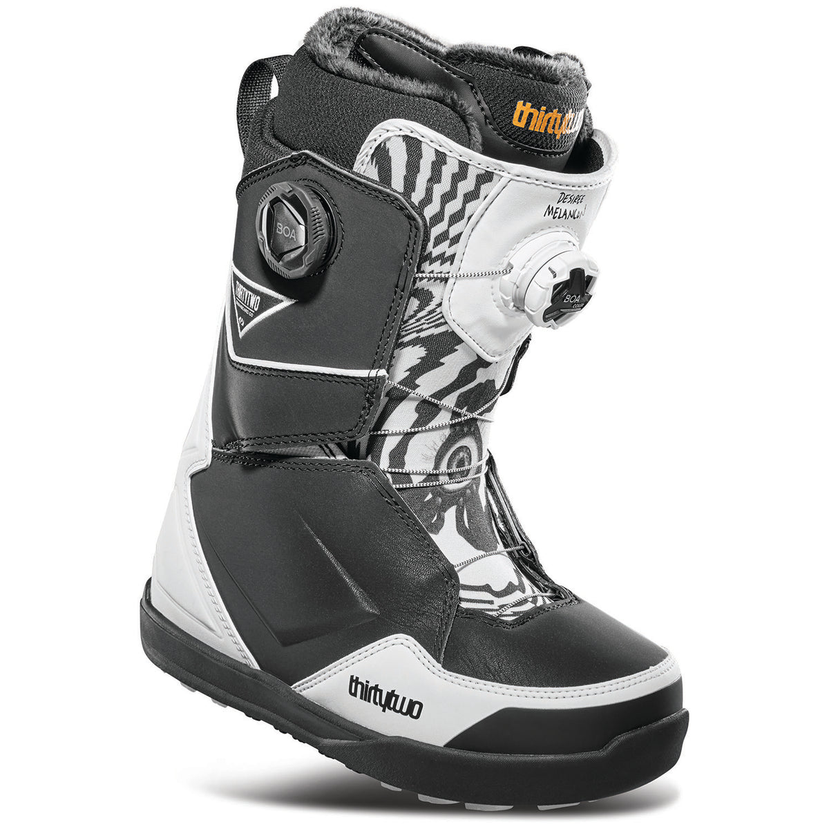 thirtytwo Lashed Double BOA Melancon Snowboard Boots - Women's 2024 Black/White