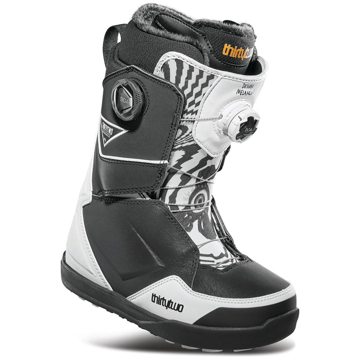 thirtytwo Lashed Double BOA Melancon Snowboard Boots - Women's 2024 Black/White