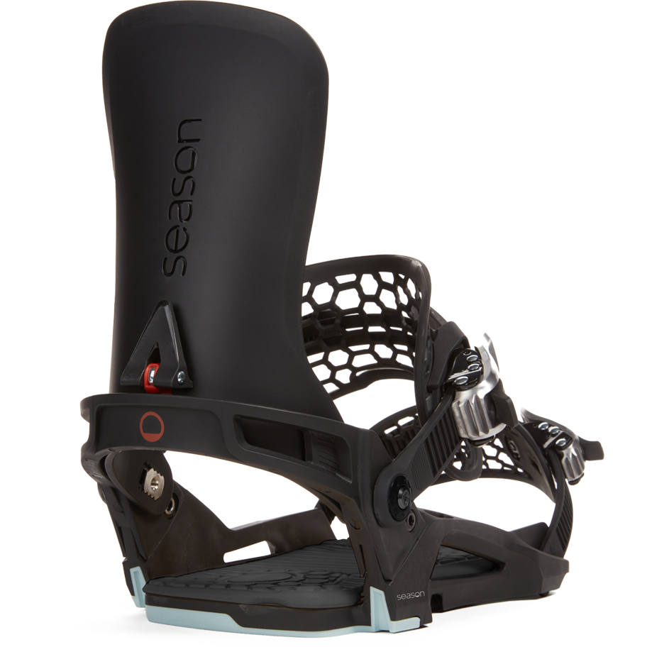Season Universal Snowboard Bindings 2025 Black