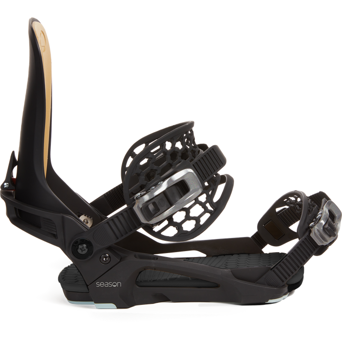 Season Universal Snowboard Bindings 2025 Black