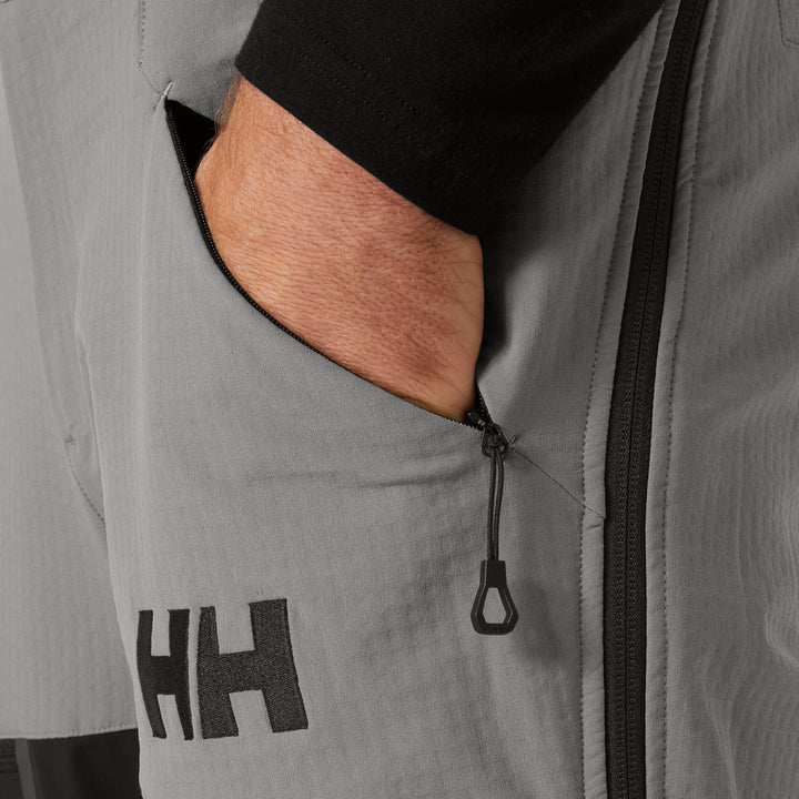 Helly Hansen Odin BC Softshell Bib Pants - Men's Concrete