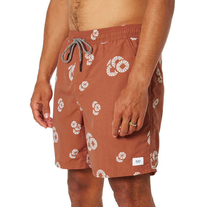 Katin Burst Volley Shorts - Men's Sedona Red