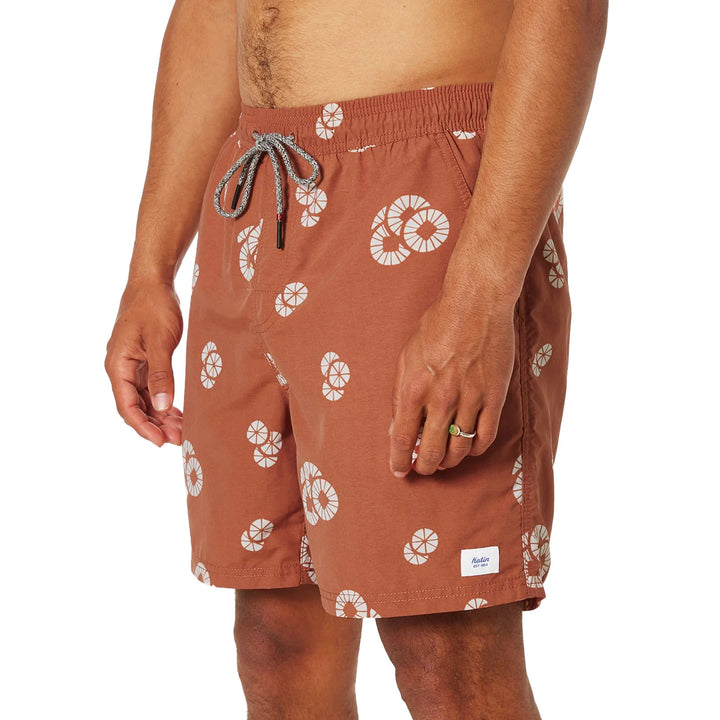 Katin Burst Volley Shorts - Men's Sedona Red