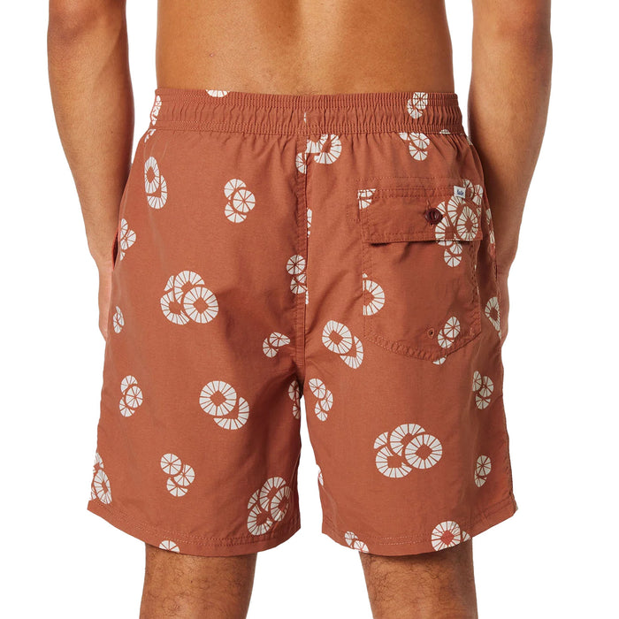 Katin Burst Volley Shorts - Men's Sedona Red