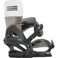 Rome Black Label Snowboard Bindings 2025 Black/White::Black/White