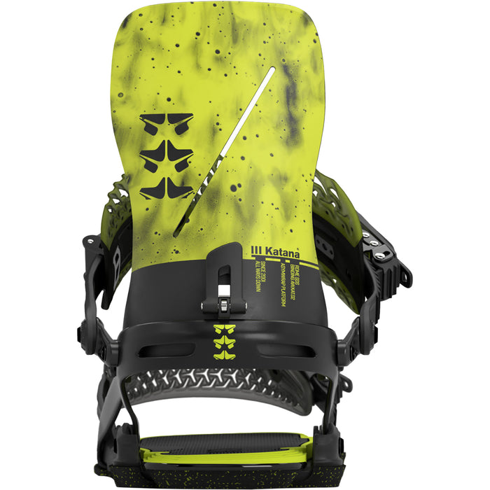 Rome Katana Snowboard Bindings 2024 Black Acid