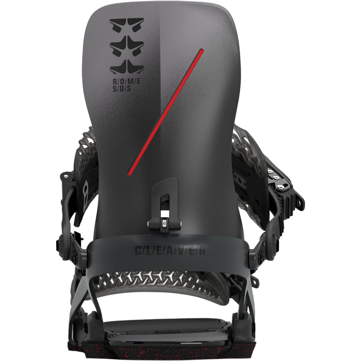 Rome Cleaver Snowboard Bindings 2024 Black Fade
