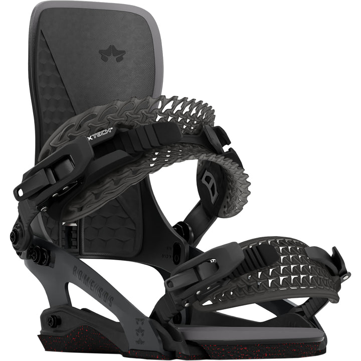 Rome Cleaver Snowboard Bindings 2024 Black Fade