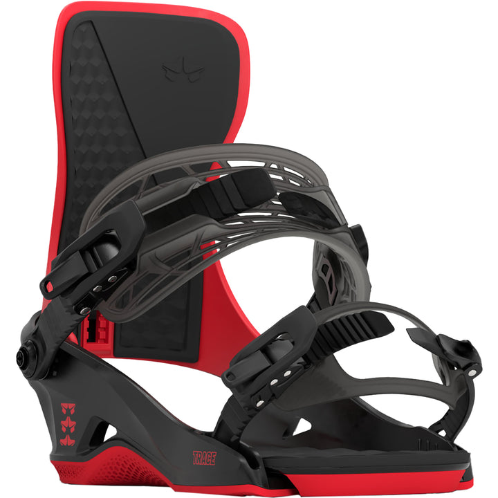 Rome Trace Snowboard Bindings  Black / Red