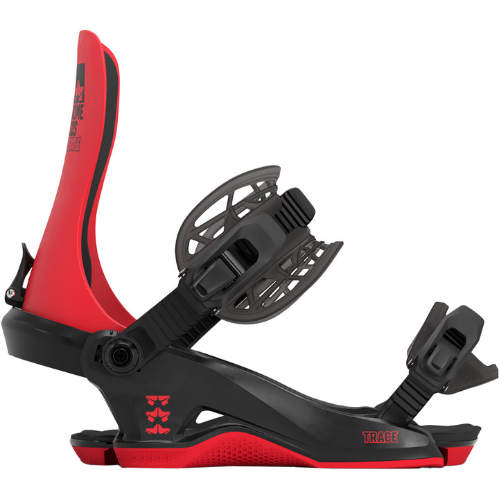 Rome Trace Snowboard Bindings  Black / Red