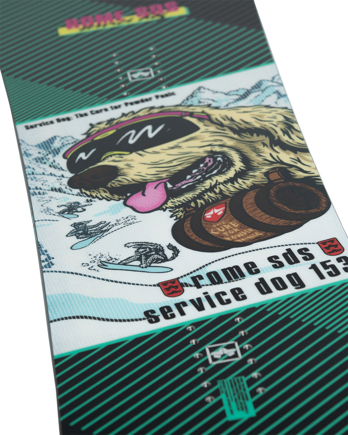 Rome Service Dog Snowboard 2024