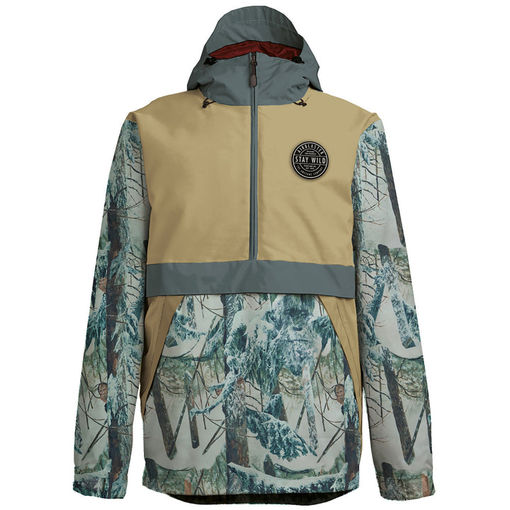 Airblaster Trenchover Jacket - Men's Green Yetiflage