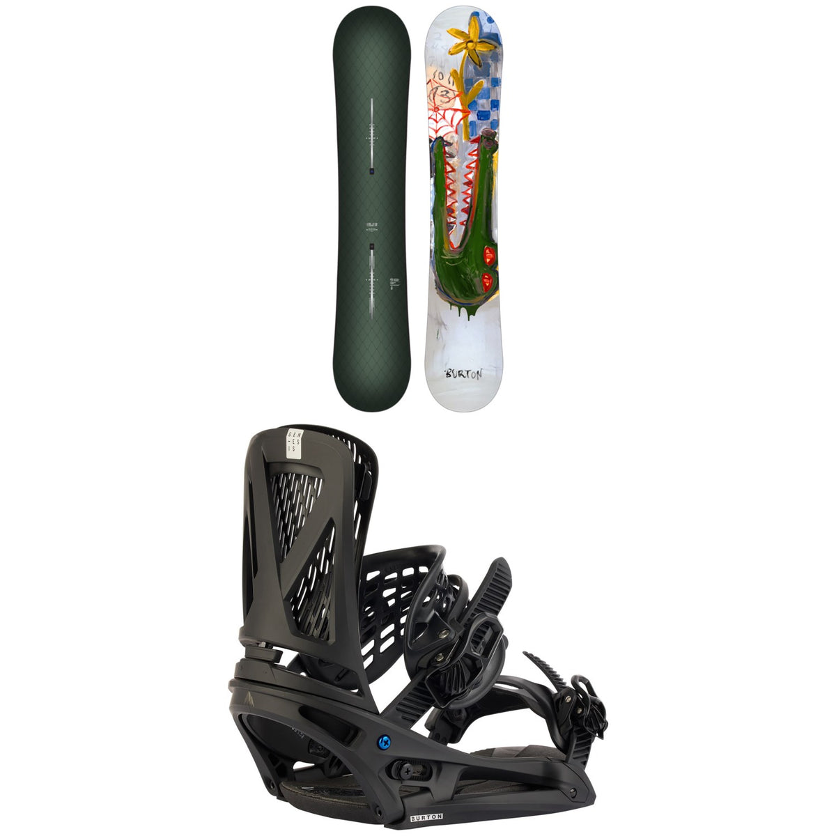 Burton Blossom Snowboard + Genesis EST Snowboard Bindings 2024