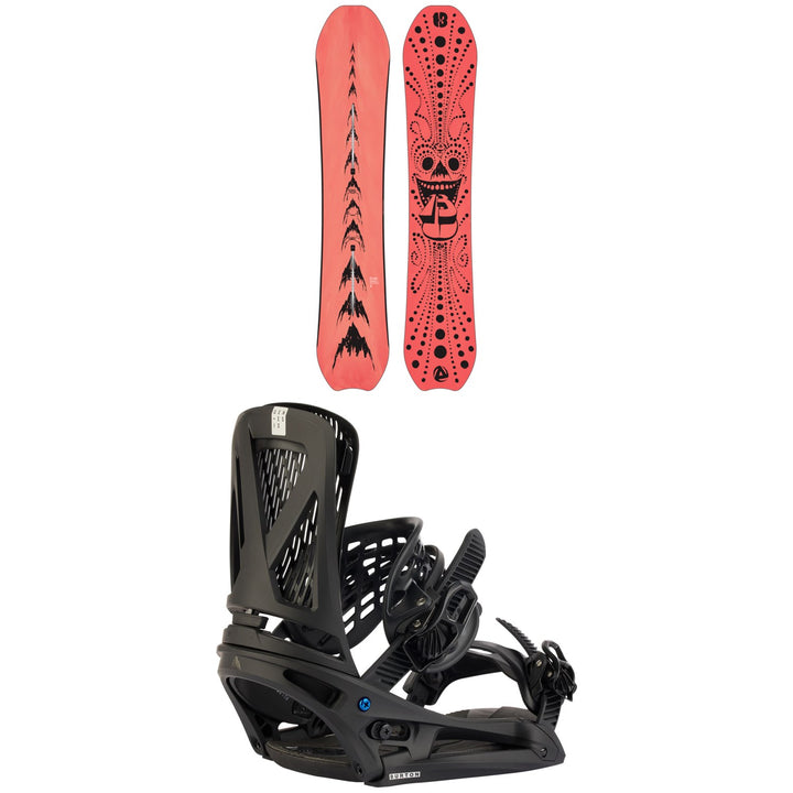 Burton Deep Thinker Snowboard + Genesis EST Snowboard Bindings 2024