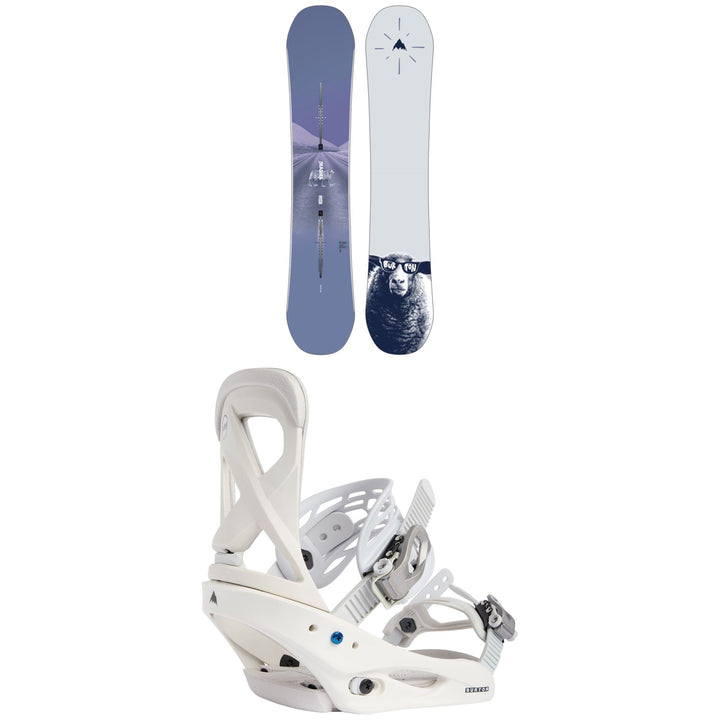 Burton Yeasayer Snowboard + Scribe Snowboard Bindings - Women's 2024