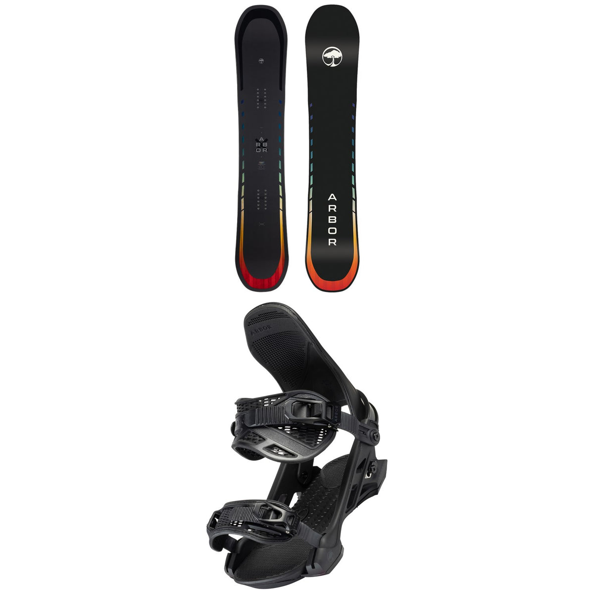 Arbor Formula Camber Snowboard + Hemlock Snowboard Bindings 2024