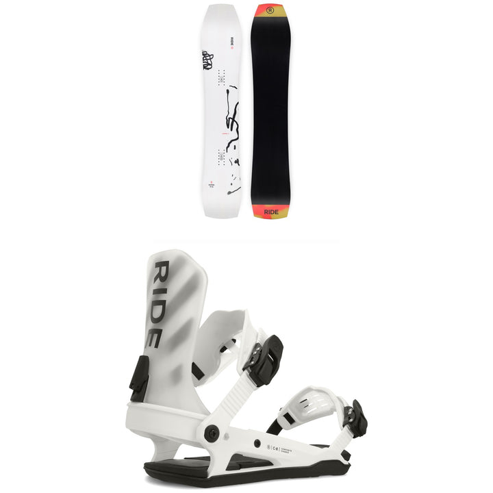 Ride Superpig Snowboard + C-8 Snowboard Bindings 2024