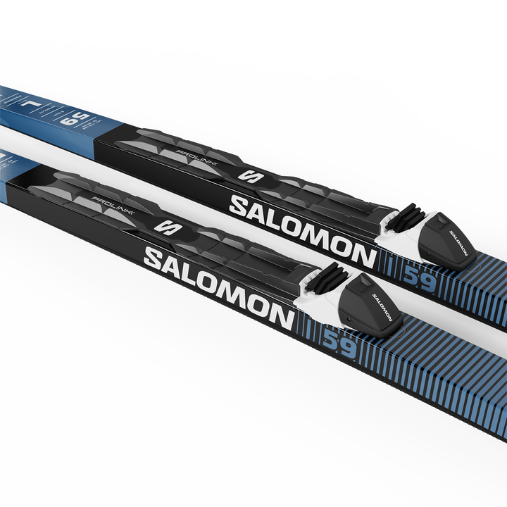 Salomon Escape Snow 59 Cross Country Skis + Prolink Auto Bindings 2024