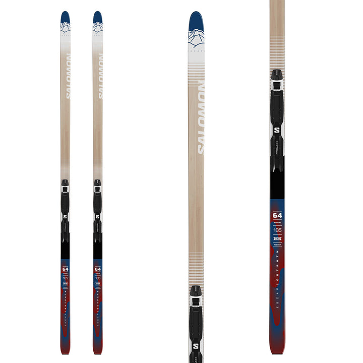 Salomon Escape Outpath 64 Cross Country Skis + Prolink Auto Bindings 2024