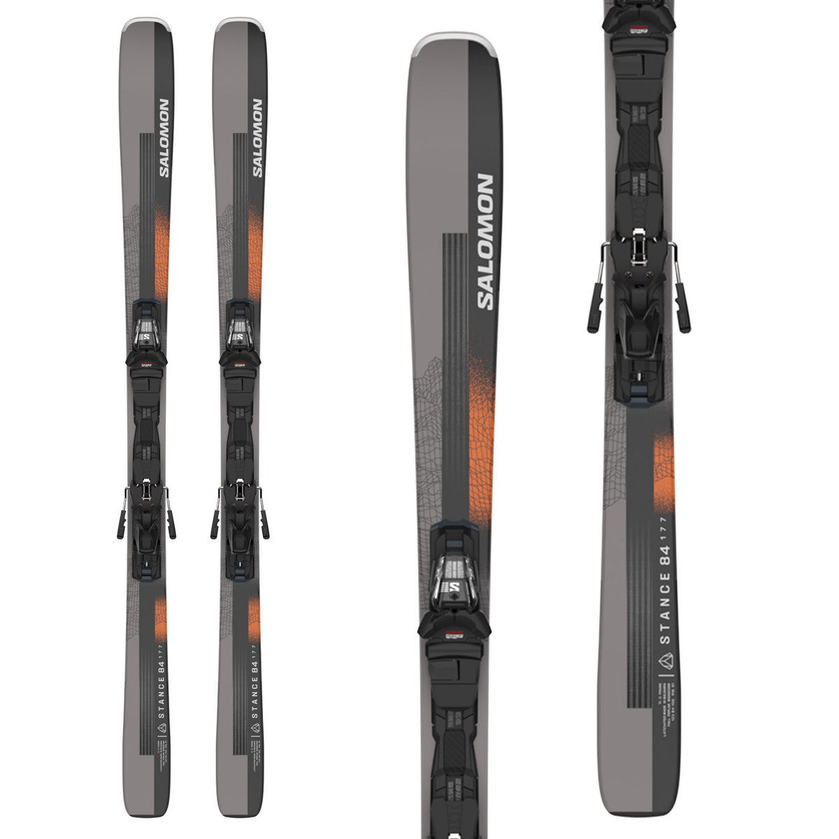 Salomon Stance 84 Skis + M12 GW Bindings 2024