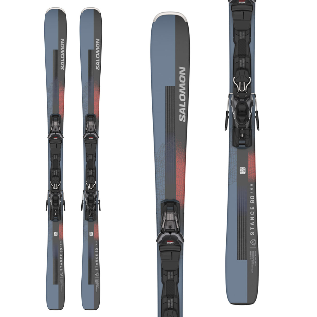 Salomon Stance 80 Skis + M11 GW Bindings 2024