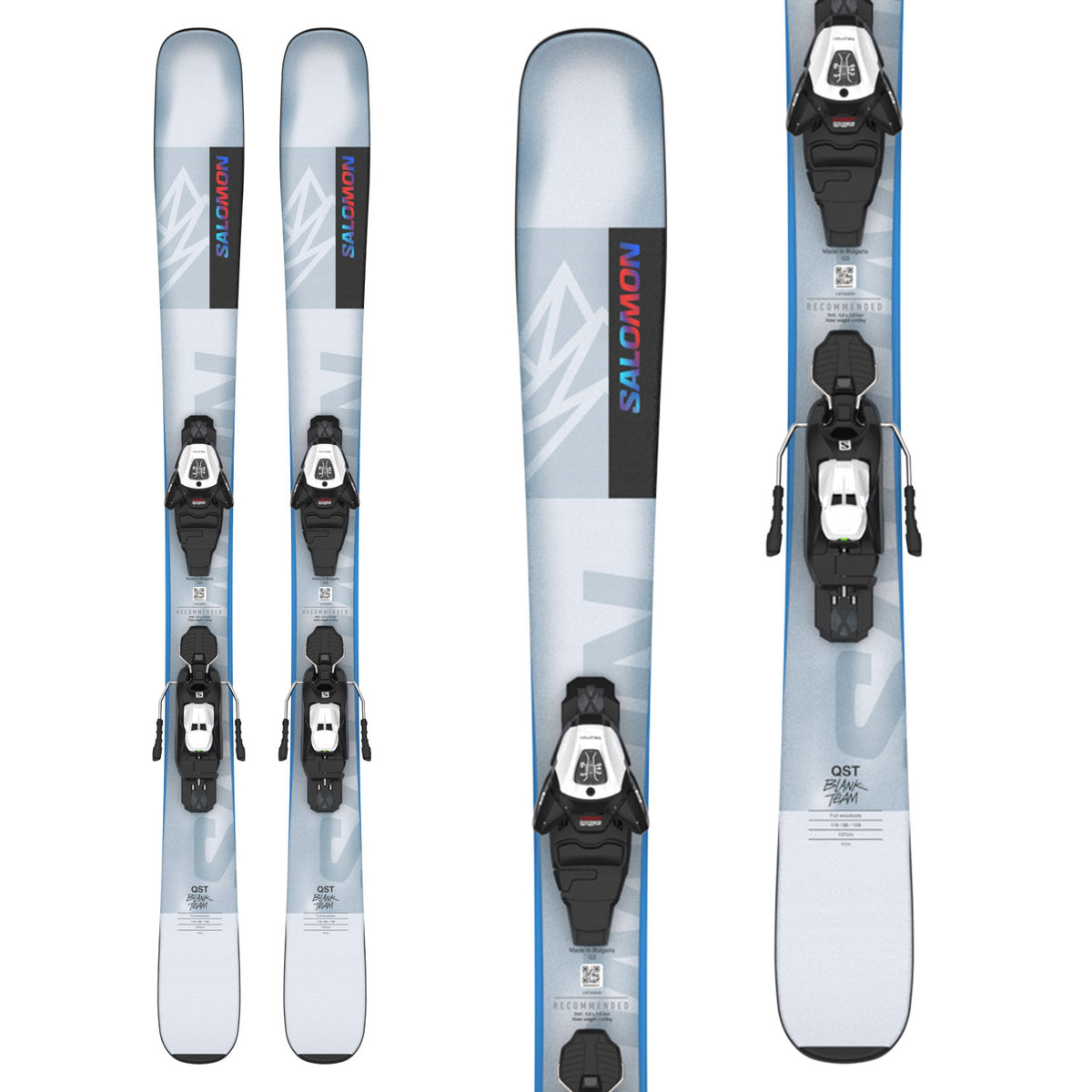 Salomon QST Blank Team Skis + L6 GW Bindings - Kids' 2024