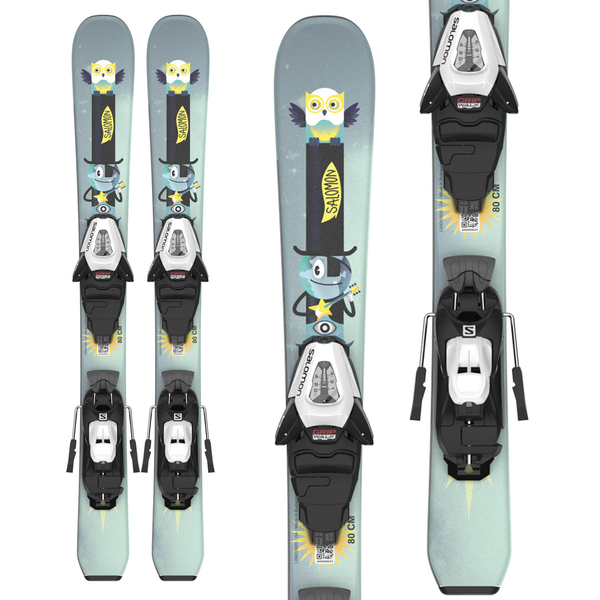 Salomon T1 XS Skis + C5 GW Bindings - Toddlers' 2024