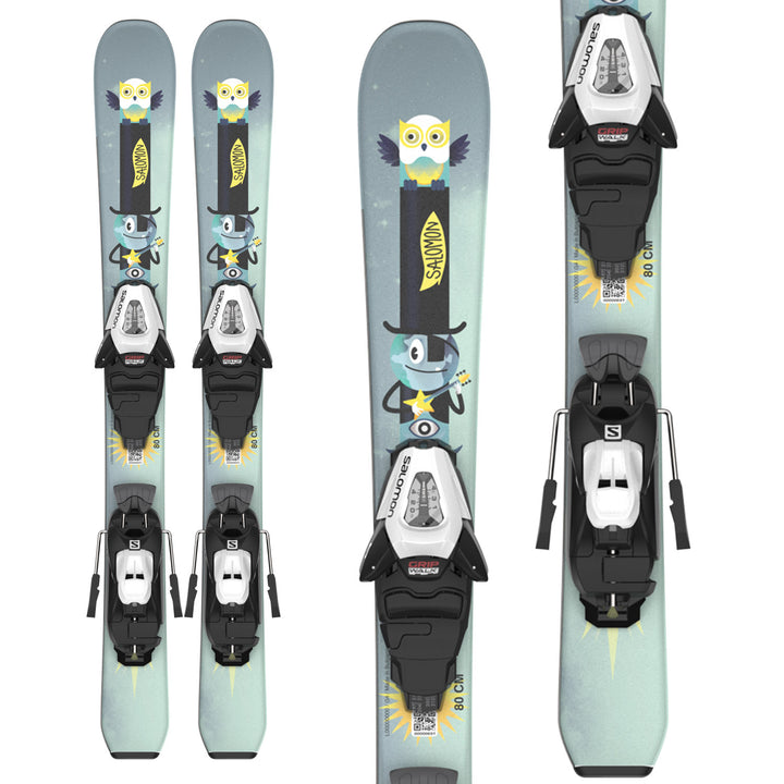 Salomon T1 XS Skis + C5 GW Bindings - Toddlers' 2024