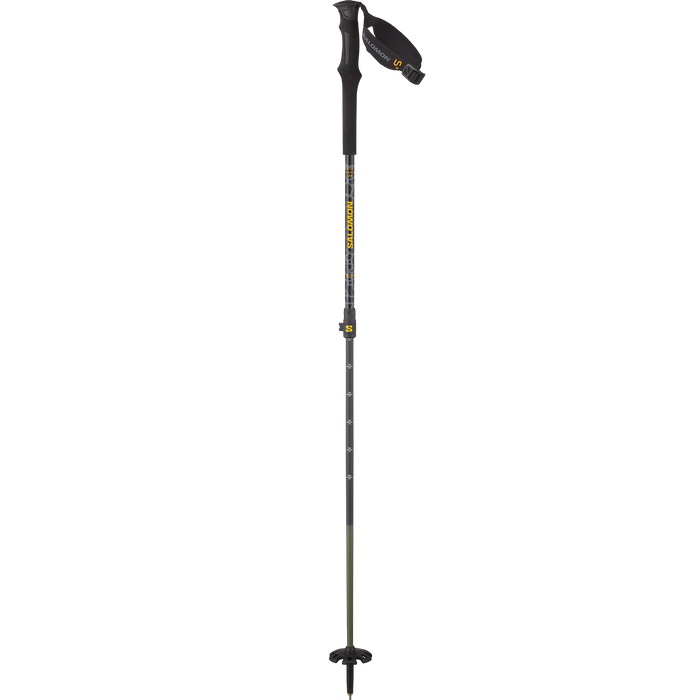 Salomon MTN Carbon S3 LTD Ski Poles 2024 Black / Solar Power
