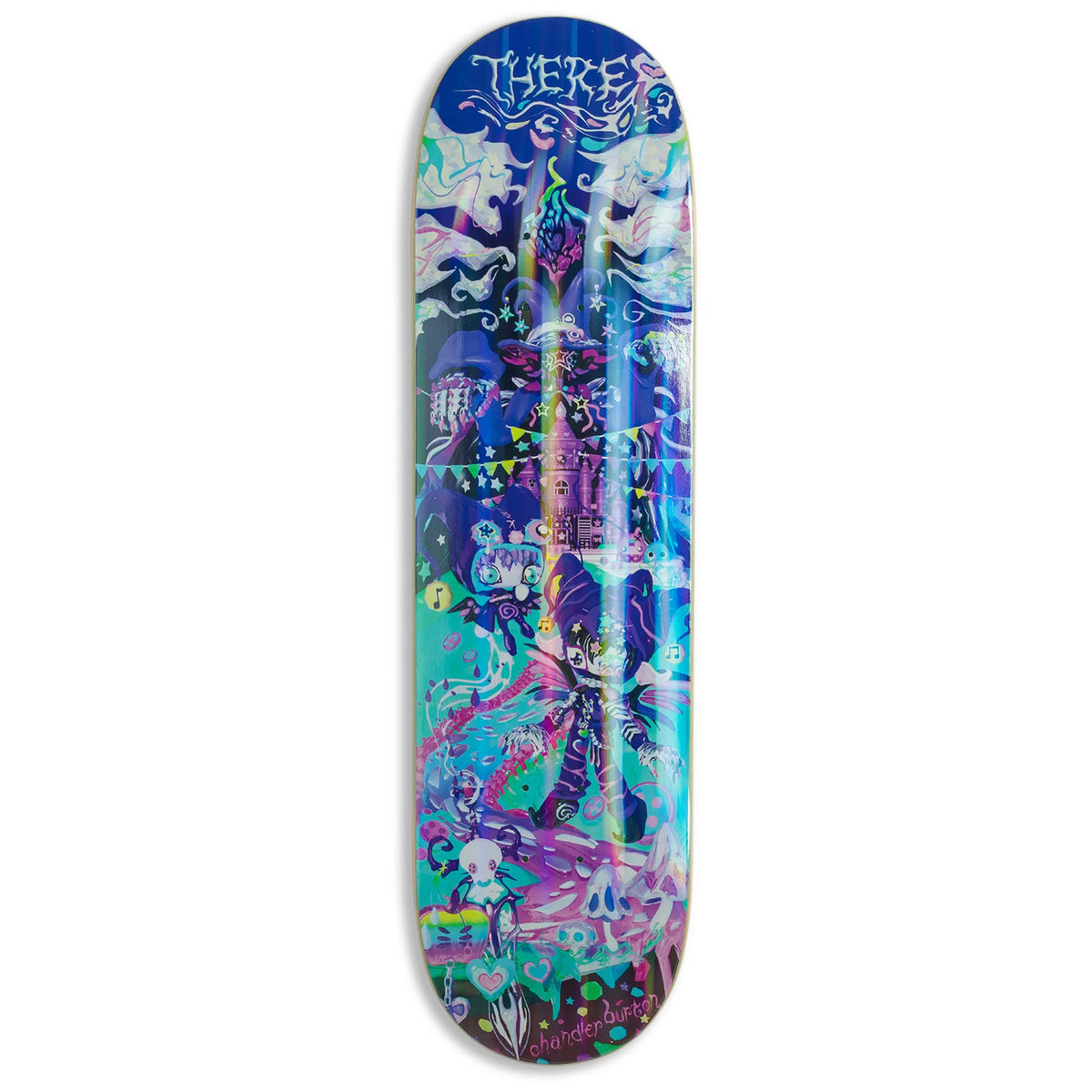 There Skateboards Chandler Castle Freak 8.5 Skateboard Deck