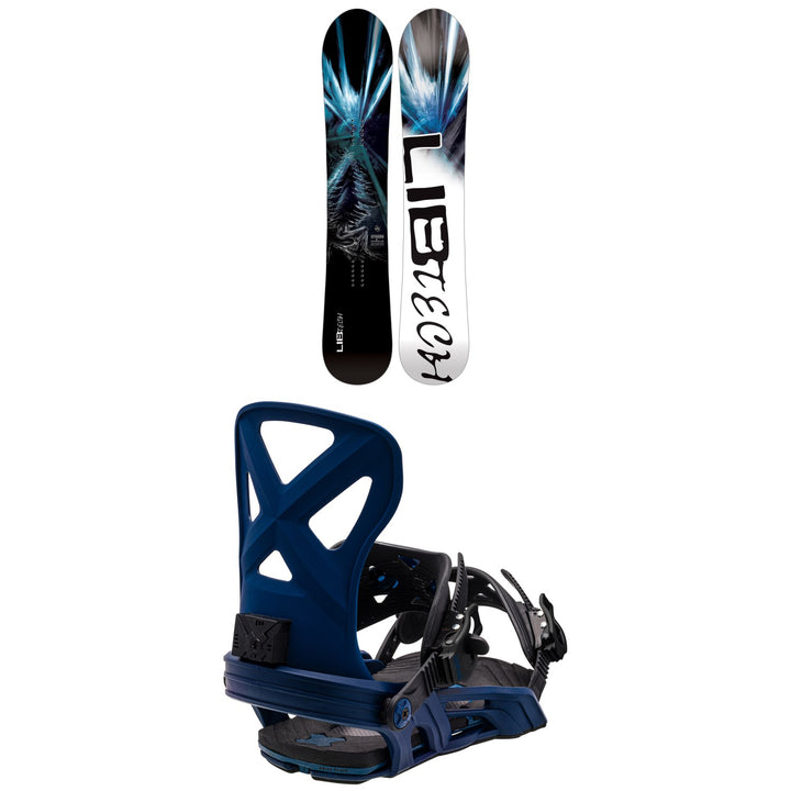 Lib Tech Dynamo C3 Snowboard + Bent Metal Cor-Pro Snowboard Bindings 2024